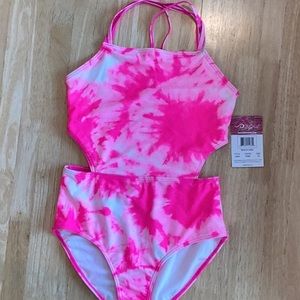 Okami one piece swim suit, Size 16, NWT.